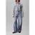 Calvin Klein Denim Cropped Trucker Jacket Bleached Blue