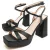 Montevida Heel Sandalen Festsand11 in Zwart