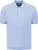 No Excess Knitted Slub Poloshirt Lichtblauw