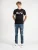 Les Hommes T-shirt Mannen zwart
