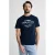 LERROS regular fit T-shirt met print – donkerblauw