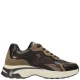 Mexx Portia Love chunky sneakers – donkerbruin