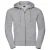 Russell Heren Authentic Full Zip Hoodie (Licht Oxford)