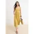 TRENDYOLMİLLA Dames Geel Effen Midi Mouwloos Casual Skater Jurken