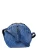 Roberta M Blauw Rundleer Tas