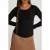 Tommy Hilfiger Slim 5×2 Rib O-neck Ls Black