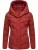 Ragwear Winterjas ‘Natesa’  rood
