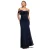 Damesjurk Goddiva Chiffon Bardot Cowl