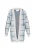 usha BLUE LABEL Gebreid vest  navy / lichtblauw / lichtgrijs