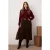 Trendyol Curve Dames Bruin Effen Midi Grote maten Rokken