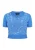 faina Trui  blauw / zilver