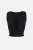 Effen Rib Twist Voorkant Crop Top