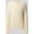 REVIEW Gebreide pullover met kabelpatroon met henley-kraag