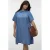 VERO MODA CURVE blousejurk blauw