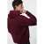TRENDYOL MAN Heren Bordeaux Slogan Lang Oversized Sweatshirts