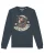Watapparel Sweatshirt ‘Catstronaut’  antraciet