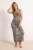 TRENDYOLMİLLA Dames Zwart Kleurverloop Maxi Mouwloos Strandkleding Recht Jurken