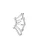 Hey Happiness Oorbellen ‘Wrap Wing’  zilver