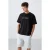 Oversized Gedrukt Katoenmix T-Shirt
