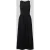 Oui Maxi-jurk met ronde hals