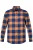 Men Plus Overhemd  blauw / oranje