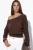 Dames Cropped Crew Neck Sweatshirt