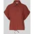 mustang regular fit blouse van een viscose-linnenmix met trekkoord