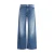 Mother Denim Blauwe Katoenen Flared Jeans