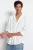 TRENDYOL MAN Jongens Wit Effen Lang Oversized Overhemden