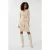 EsQualo Dress Mesh Marble Dream Print