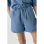 OBJECT rechtvallend regular waist denim short light blue denim