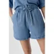 OBJECT rechtvallend regular waist denim short light blue denim