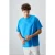 Overmaatse Katoenen Crew Neck Gedrukte T-shirt
