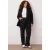 Trendyol Curve Dames Zwart Effen Recht Hoge taille Grote maten Jeans