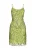 myMo ROCKS Jurk ‘Fashion Look’  limoen / zwart