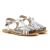 Tower Footwear Hurache Leren Dameszilveren Sandalen