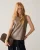 Summum Top Soft Faux Leather 2s3557-12526 Tops En Singlets 708 Light Taupe