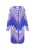 IZIA Gebreid vest  blauw / rood / offwhite