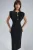 Slim Fit Midi-jurk met Accessoire Detail