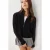 Geribbelde Ritskraag Brei Sweater