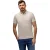 Korte mouw polo State of Art creme regular fit