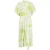 AllSaints Rosin Riyaz Dress Chartreuse Yellow