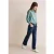 Cecil Dames Gestreept overhemd blouse in Groen