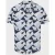 Kronstadt Cuba geometry s/s shirt blue ks3618