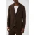 Matinique linnen regular fit colbert – bruin