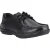 Hush Puppies Mackenzie Wallabee Leren Zwarte Veterschoenen Voor Jongens