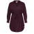 ONLY CARMAKOMA Plus Size mini blousejurk met ceintuur – donkerrood