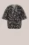 WE Fashion – Dames blouse met print – Relaxed Fit – Zwart – Katoen –