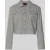 HUGO Boxy fit korte blazer met vichy-motief, model ‘ALERO-2’