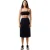 Lacoste Dames/Dames Plooi Polyester Midi Rok (Marineblauw)